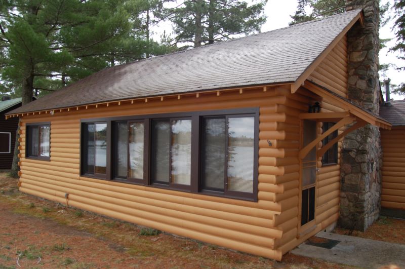 log home staining service